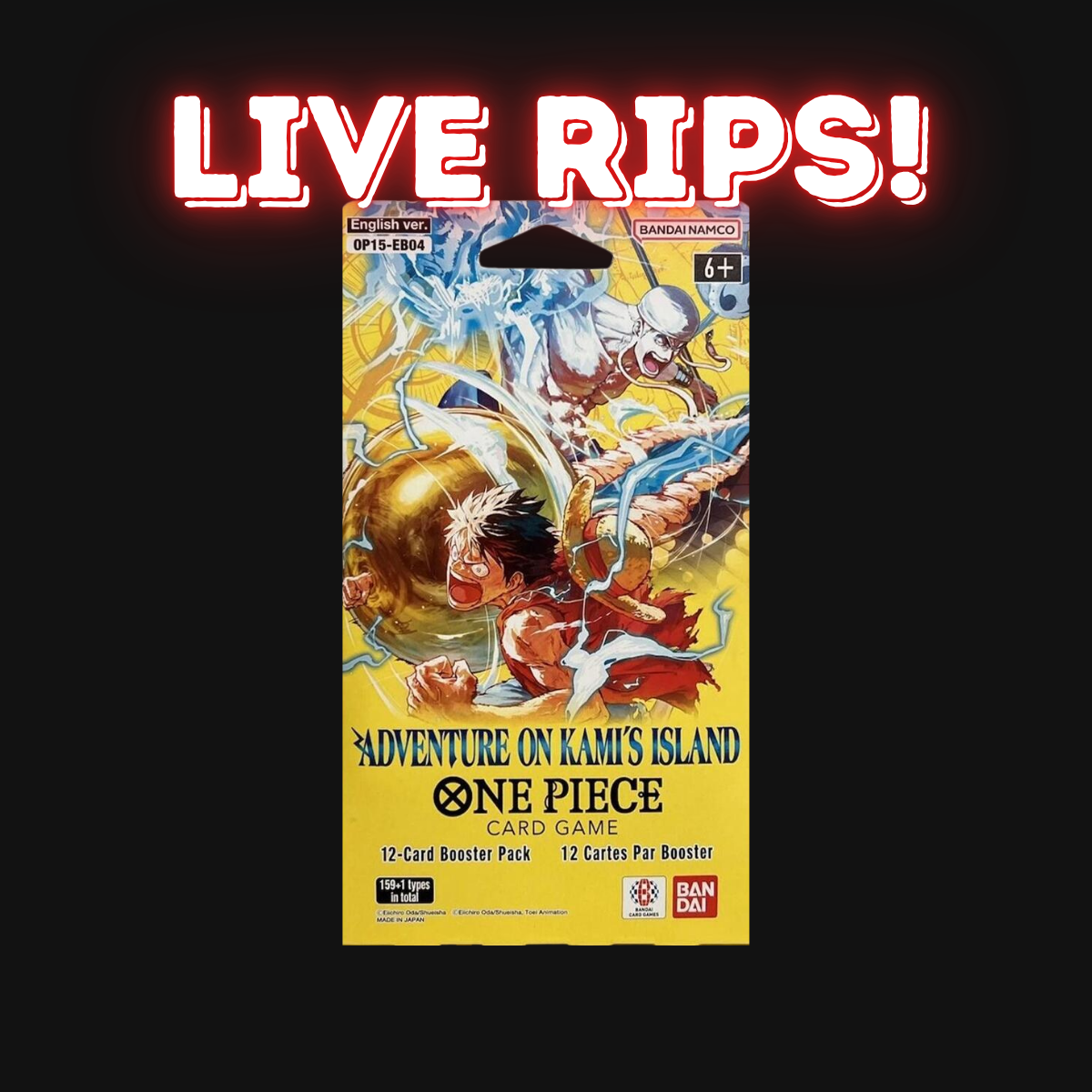 Live - English OP-15 Adventure on Kami's Island Booster Pack