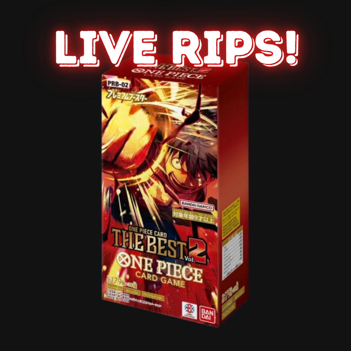 Live - Japanese One Piece PRB-02 Booster Box