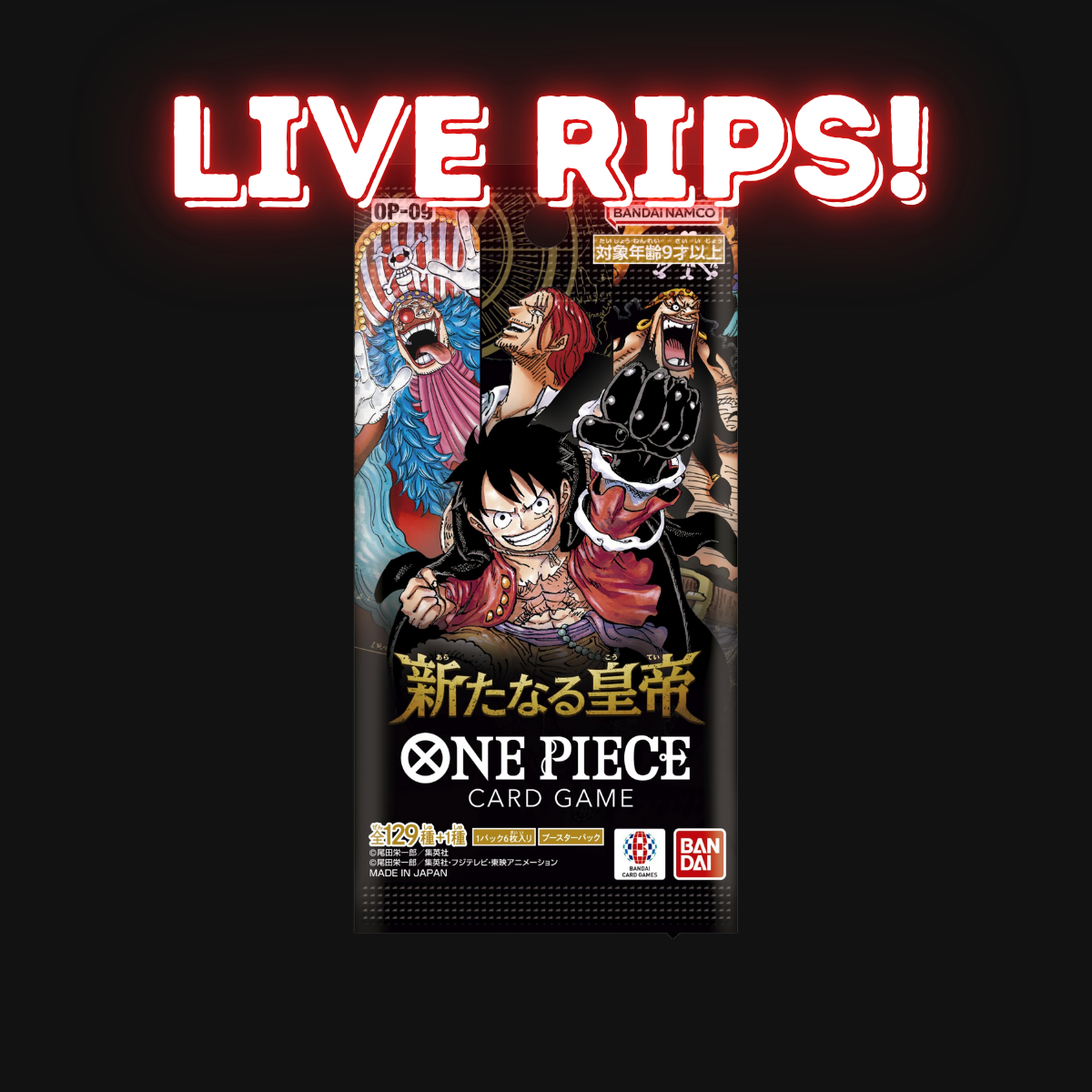 Live - Japanese OP09 Emperors in the New World Booster Pack