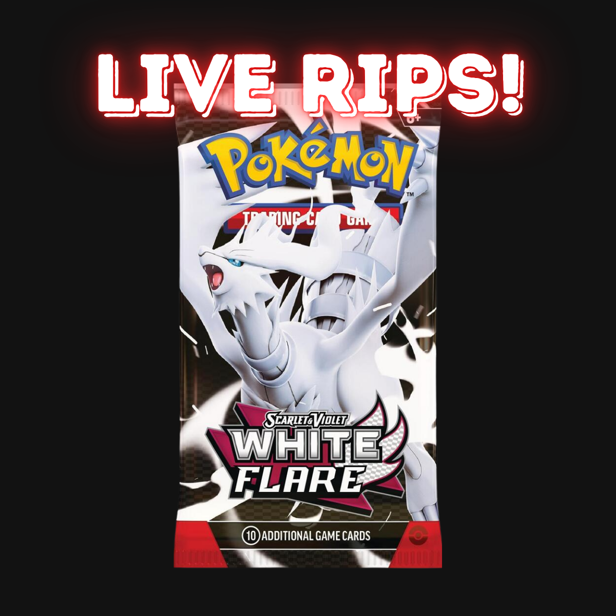 Live - English Scarlet & Violet White Flare Booster Pack