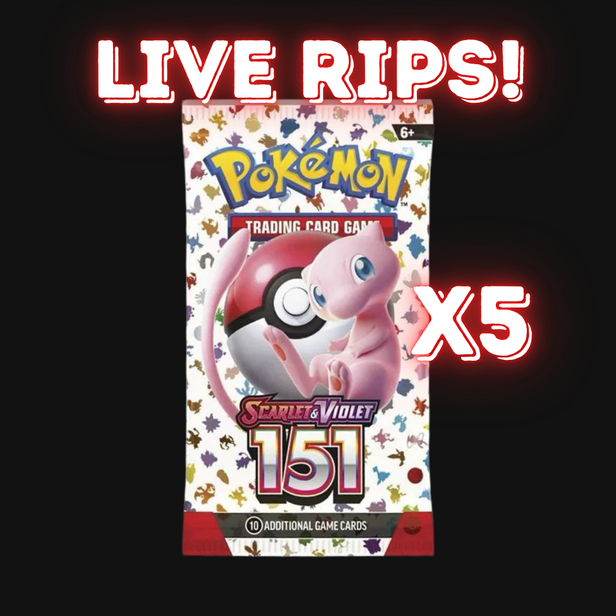 Live - Scarlet & Violet English 151 X5