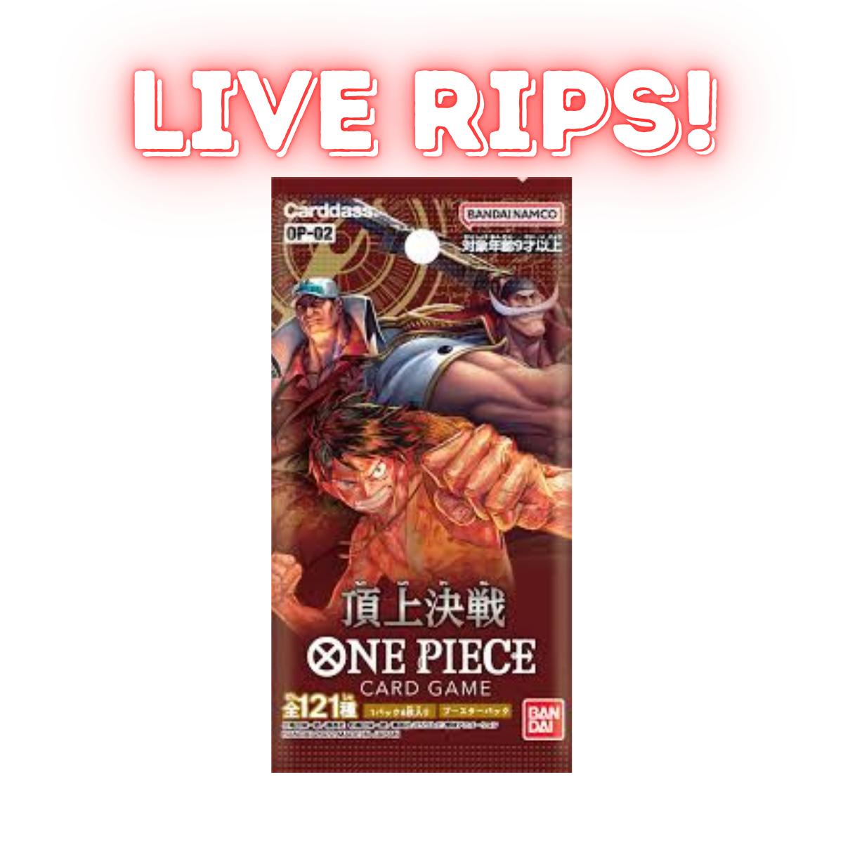 Live - One Piece OP02 Paramount War Booster Pack