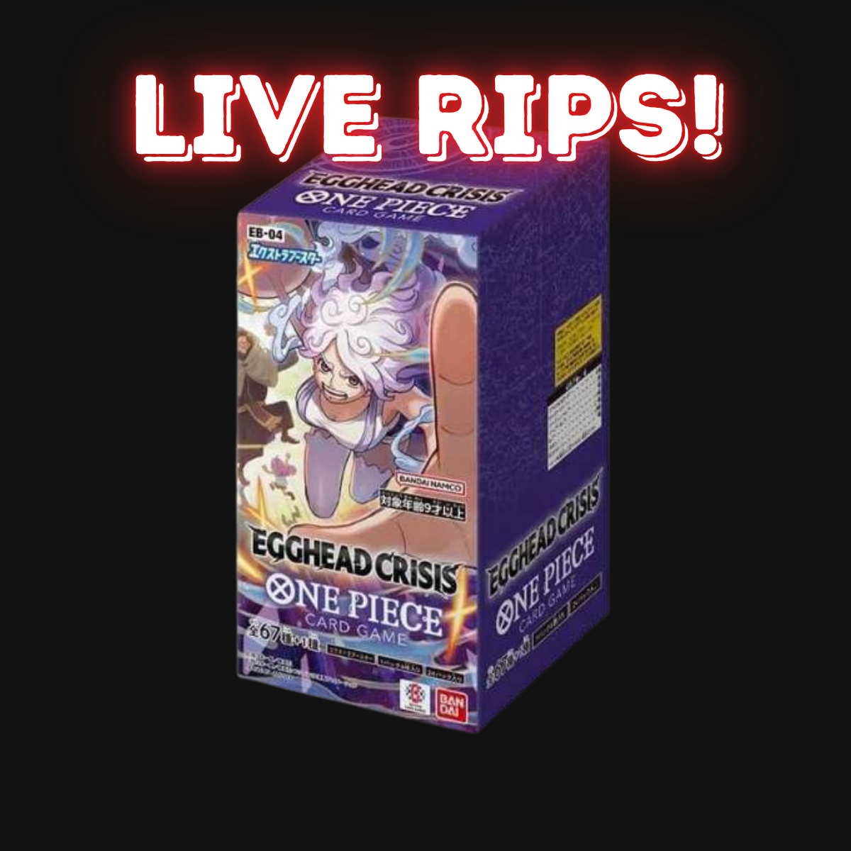 Live - Japanese OP EB04 Egghead Crisis Booster Box