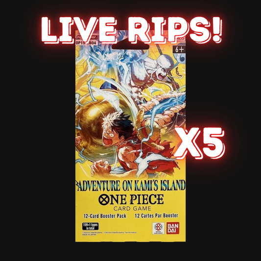 Live - English OP-15 Adventure on Kami's Island Booster Pack X5