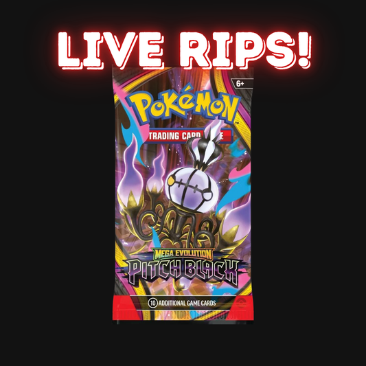 Live - English Pitch Black Booster Pack