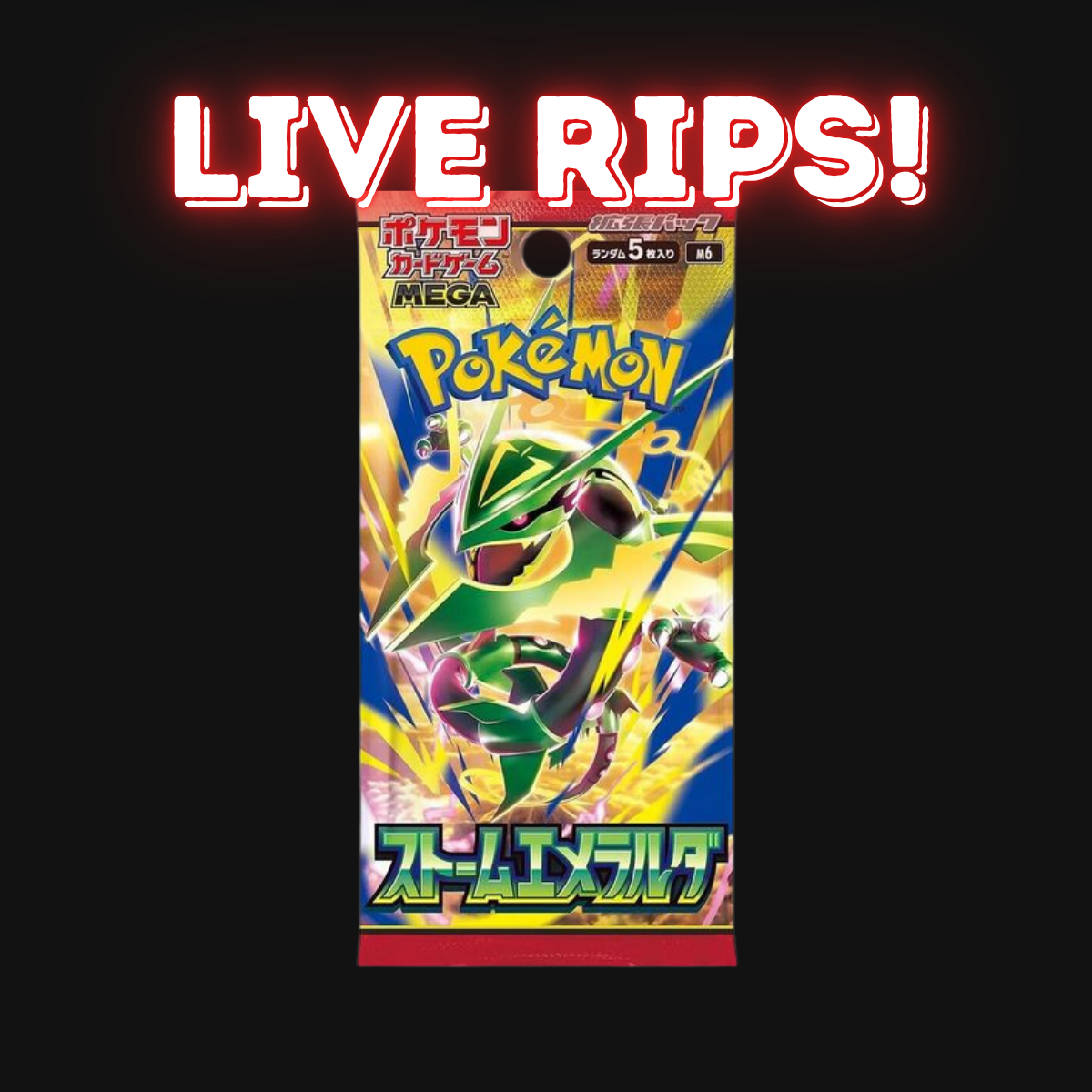 Live - Japanese Storm Emeralda Booster Pack