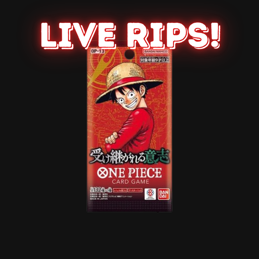 Live - Japanese OP13 Carrying On His Will Booster Pack