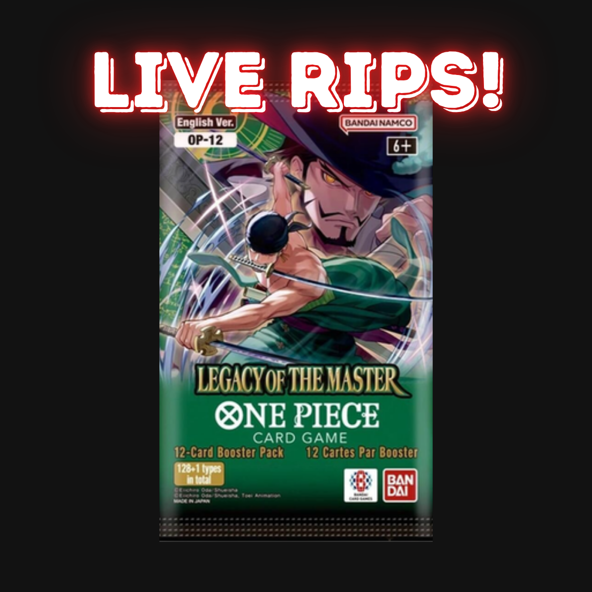 Live - English OP12 Legacy of the Master Booster Pack