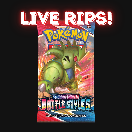 Live - Pokémon Sword & Shield Battle Styles Booster Pack