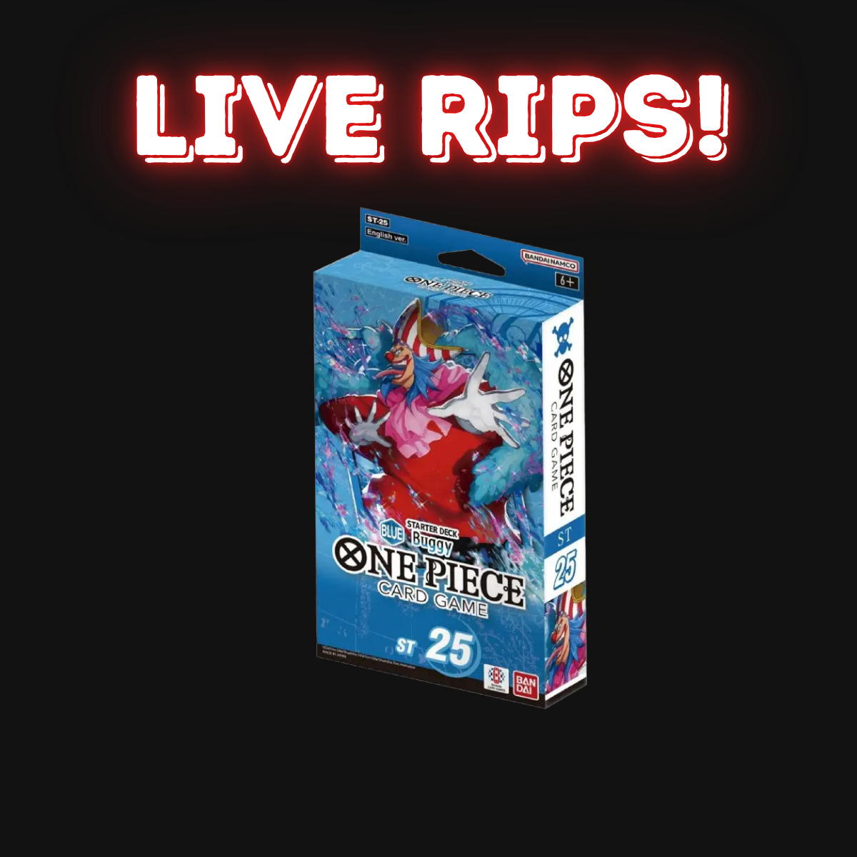 Live - English One Piece Starter Deck 25: BLUE Buggy