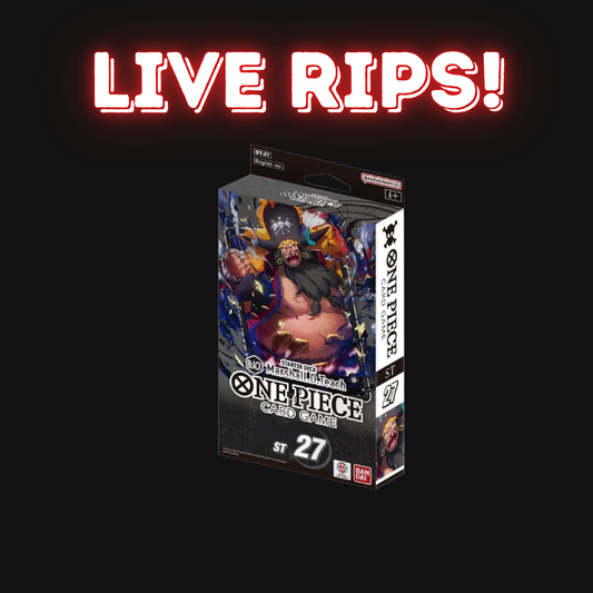 Live - English One Piece Starter Deck 27: BLACK Marshall.D.Teach