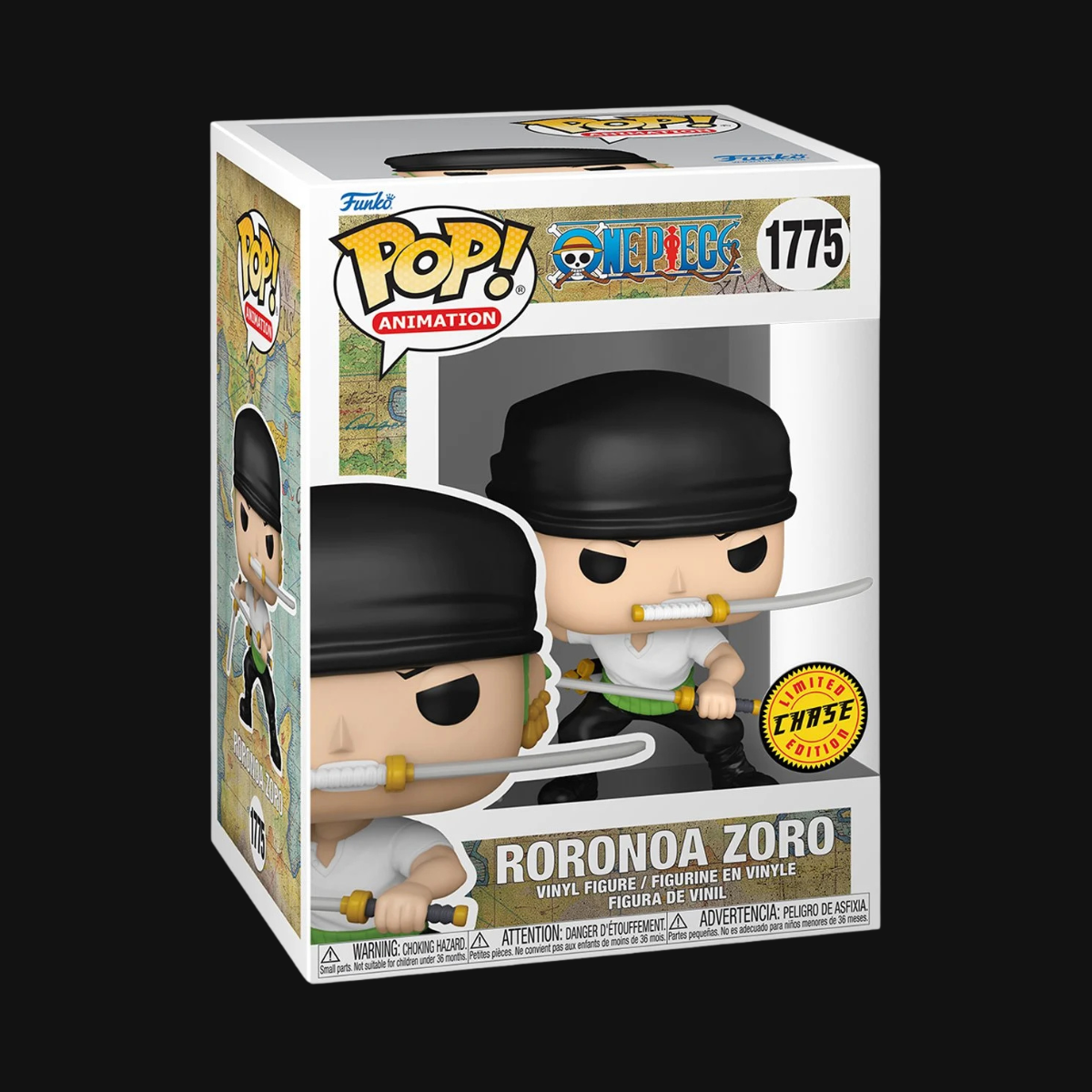 One Piece Roronoa Zoro with Swords (2024) Funko Pop! Vinyl Figure #1775 Chase
