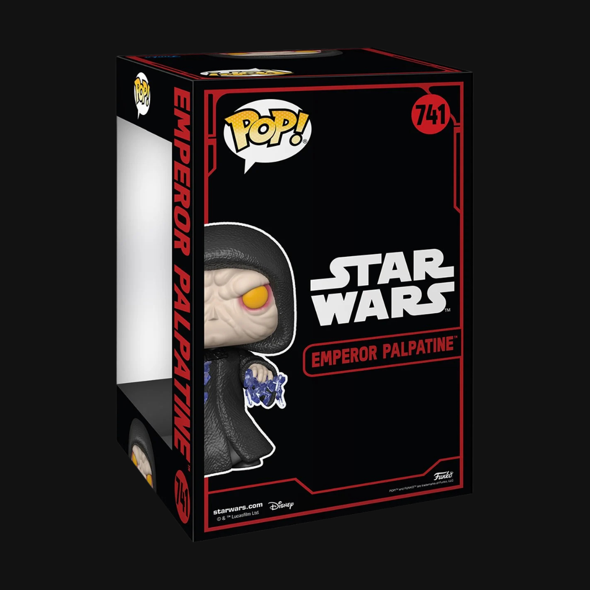 Star Wars Dark Side Emperor Palpatine Jumbo Pop! Vinyl Figure #741