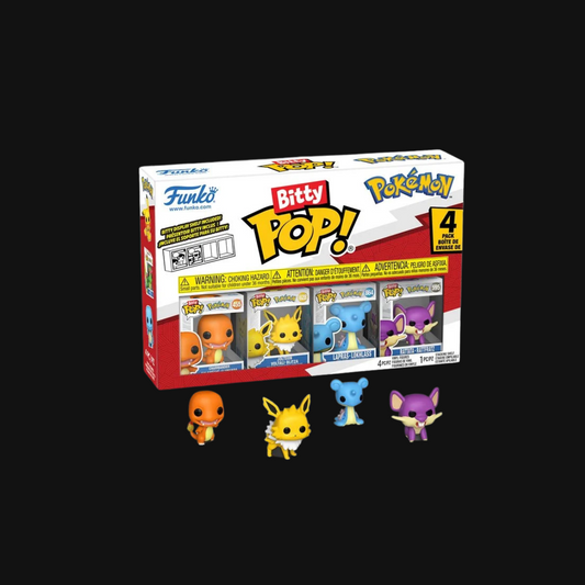 Pokemon Funko Bitty Pop! Mini-Figure 4-Pack Case