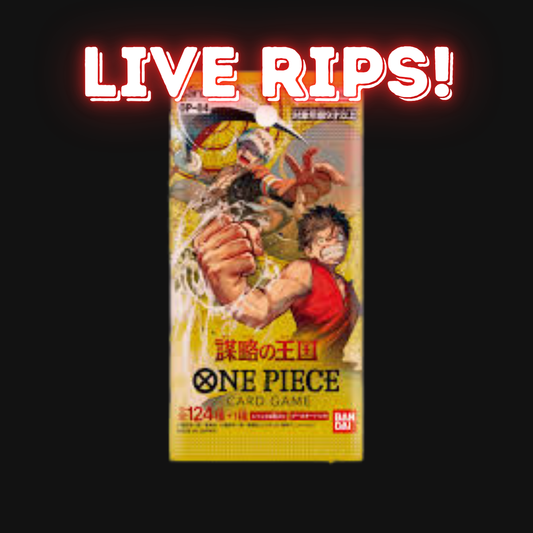 Live - Japanese OP04  Kingdoms of Intrigue Booster pack