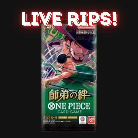 Live - Japanese OP12 Bonds of Master and Disciple Booster pack