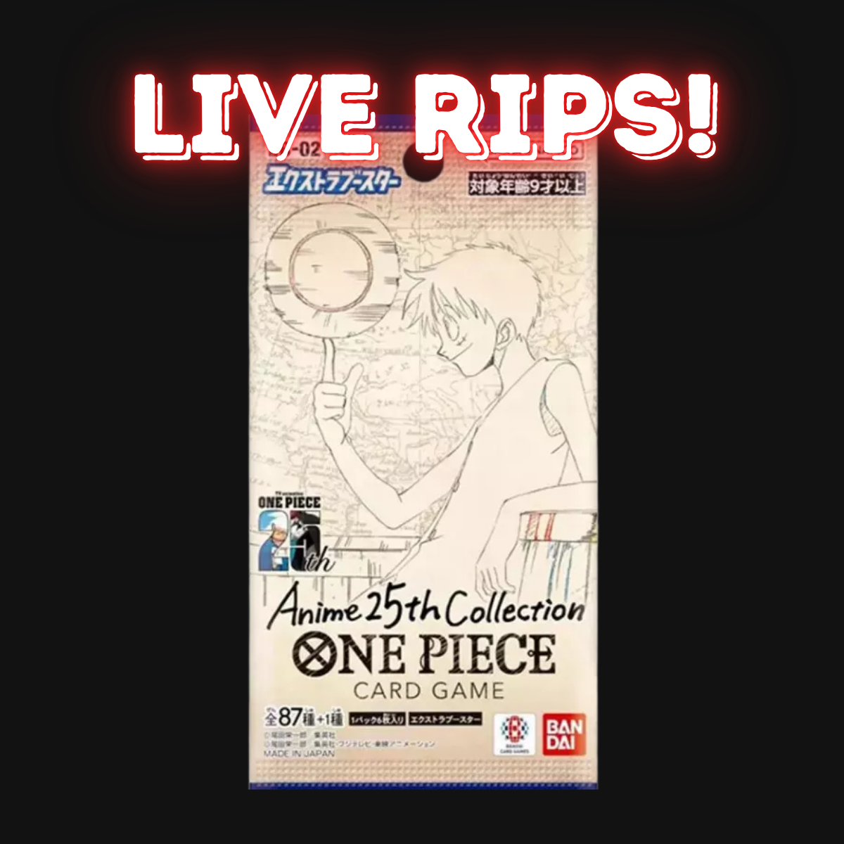 Live - Japanese EB02 25th Anniversary Booster Pack