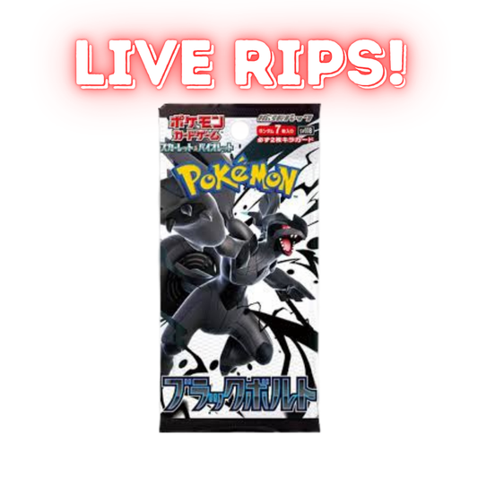 Live - Scarlet & Violet Black Bolt Booster Pack